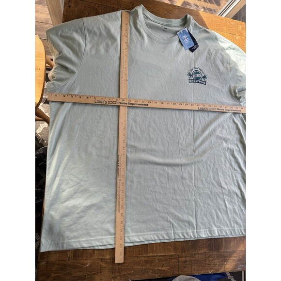 New Men's 4XB Big & Tall IZOD Saltwater Classics Cool Swell T-Shirt Harbor Gray - Picture 8 of 9